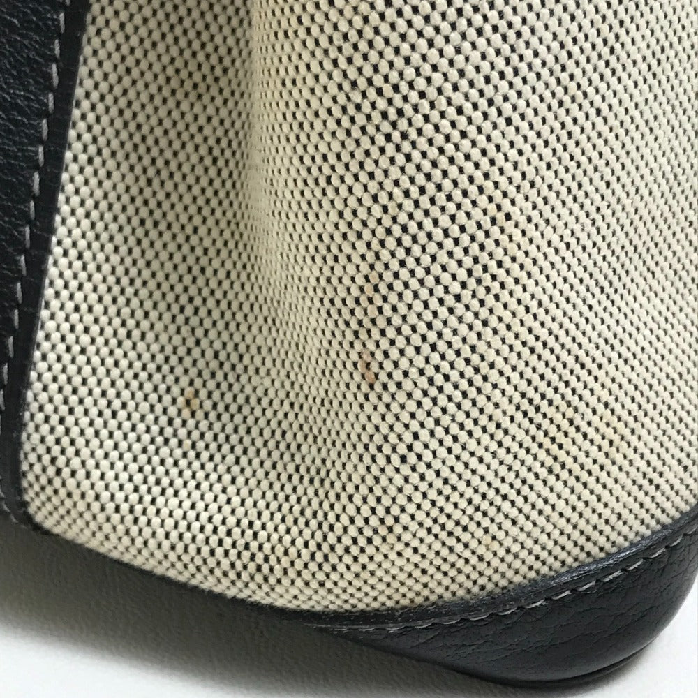 HERMES Tote Bag Toilet ash / buffle skipper Black x Natural Garden party PM Women Used
