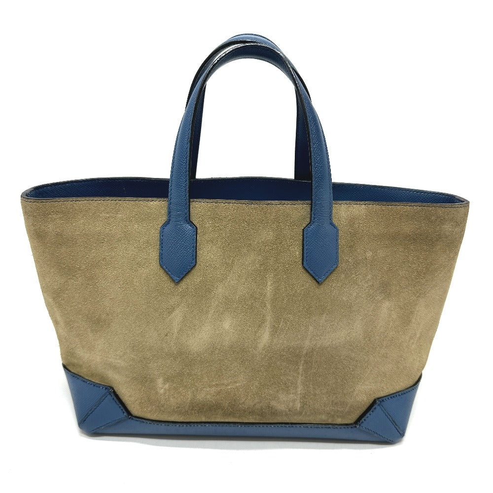 HERMES Tote Bag Epsom, Grizzly blue Maxi box cover 30 Women Used