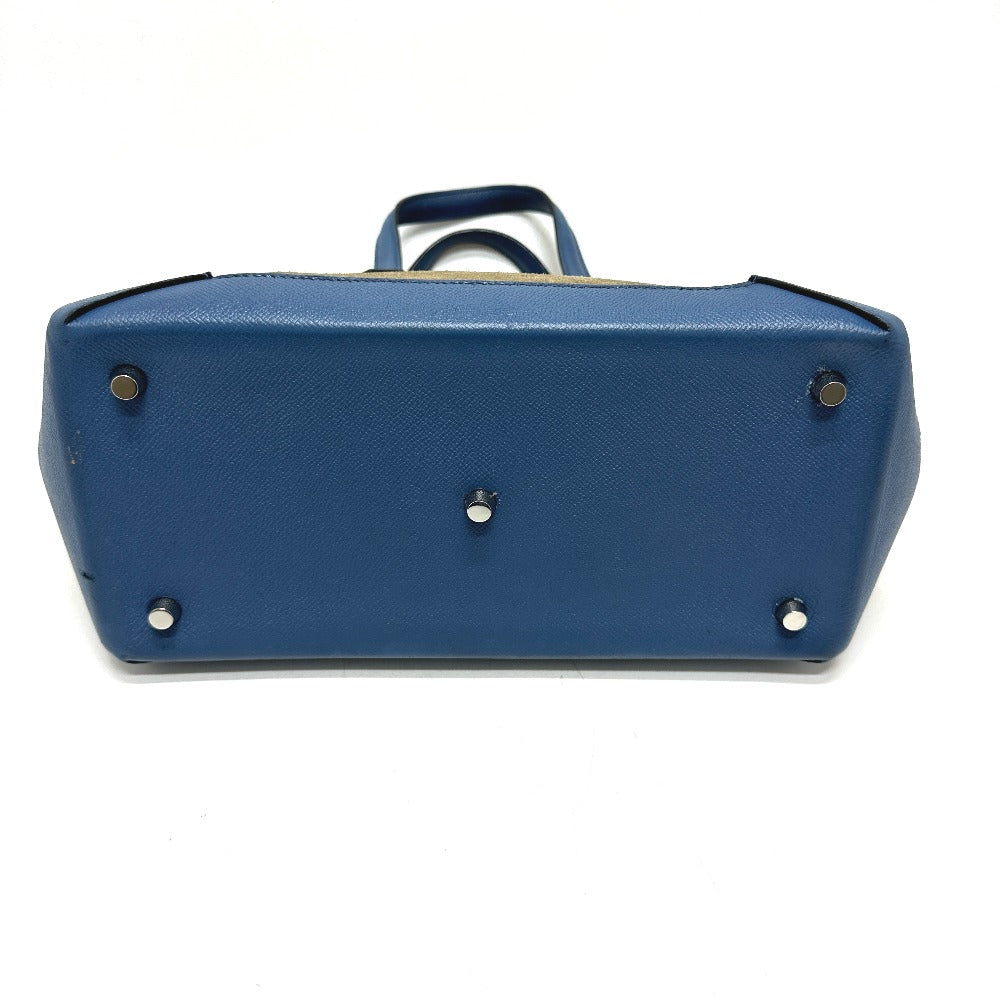 HERMES Tote Bag Epsom, Grizzly blue Maxi box cover 30 Women Used