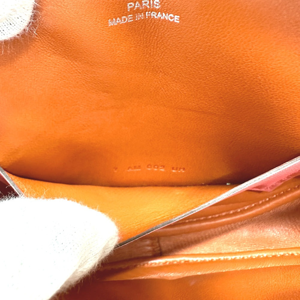 HERMES Waist bag lambskin pink In the loop Women Used