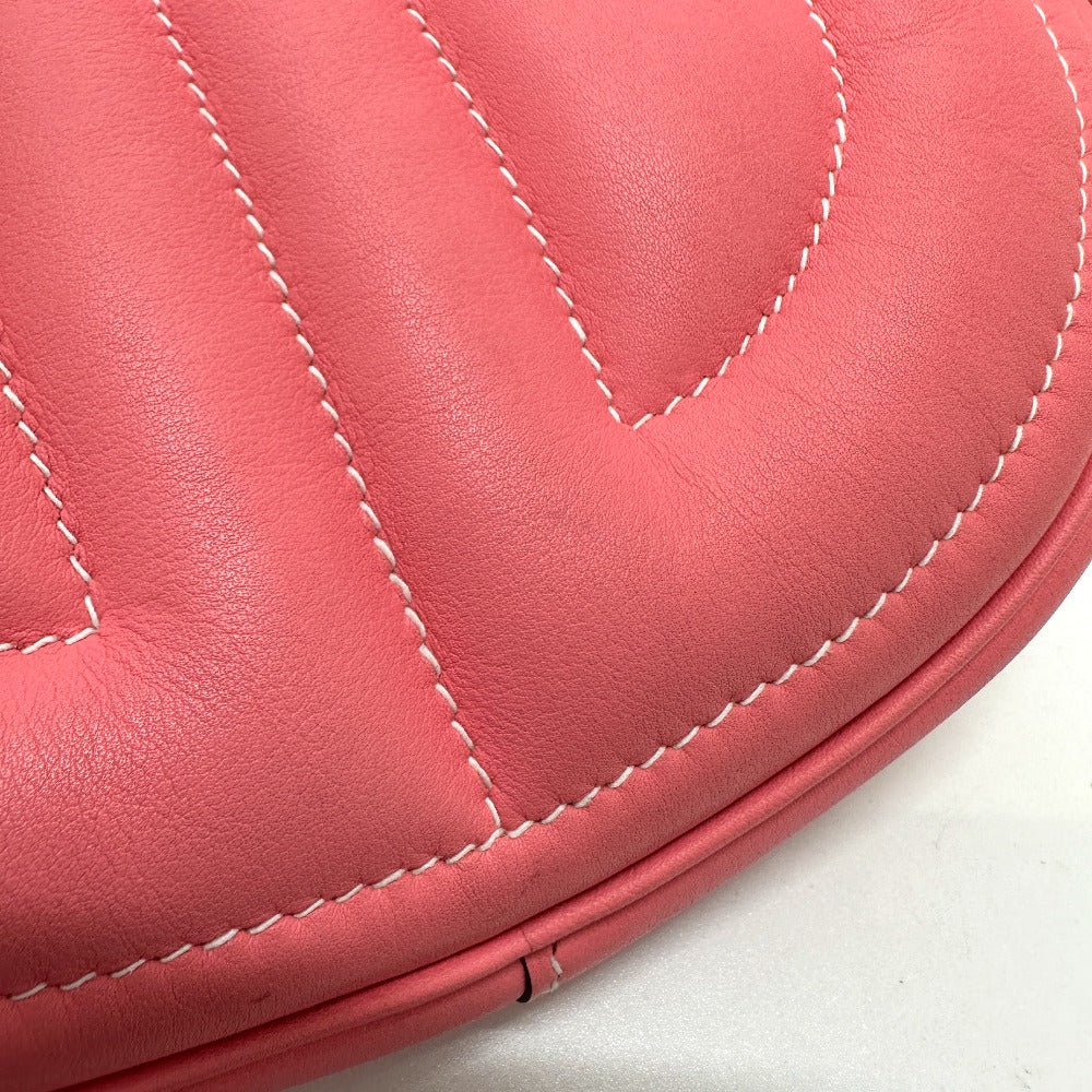 HERMES Waist bag lambskin pink In the loop Women Used