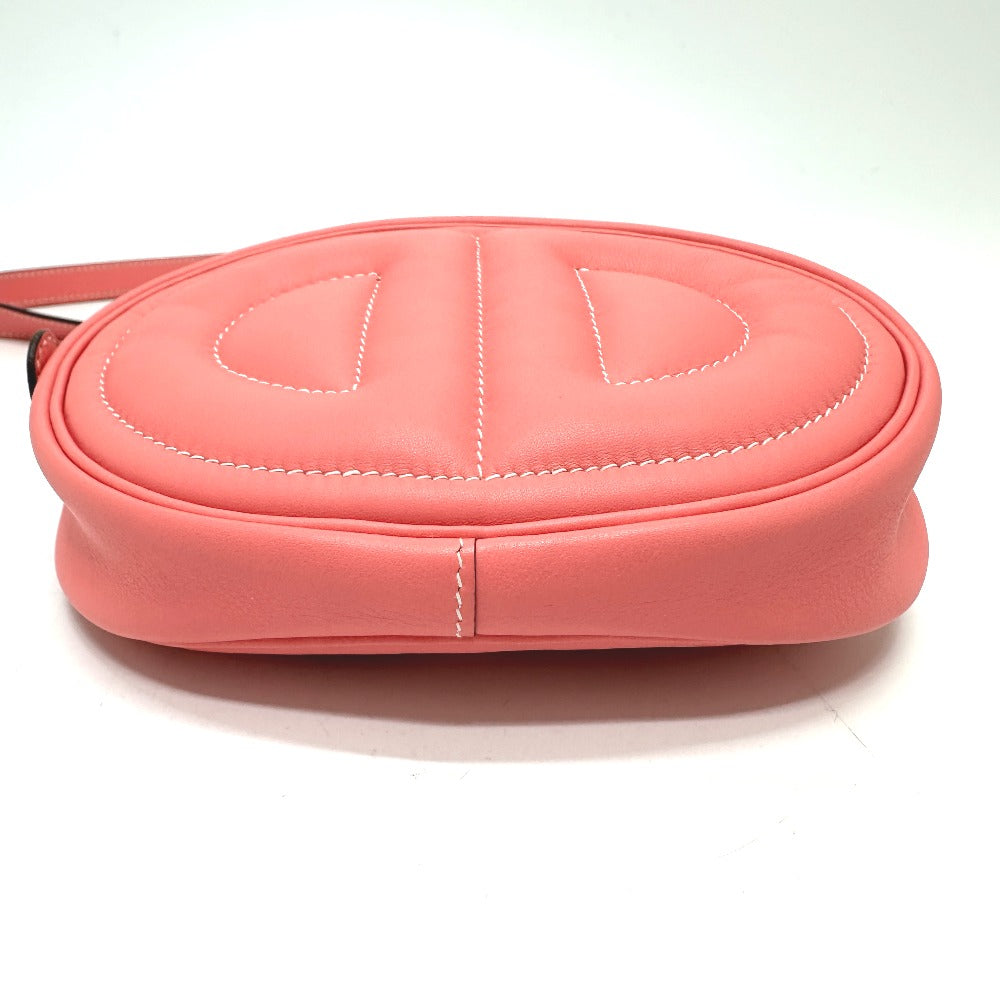 HERMES Waist bag lambskin pink In the loop Women Used