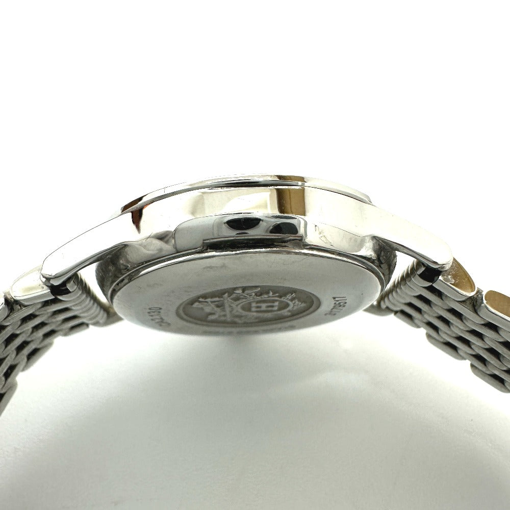 HERMES Watches Quartz CA2.130 Stainless Steel Silver Slim d'Herms white dial Women Used