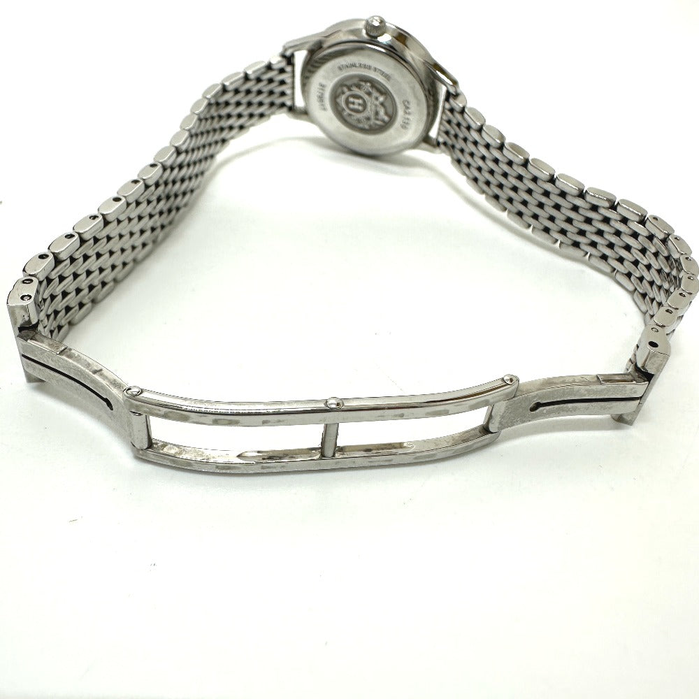 HERMES Watches Quartz CA2.130 Stainless Steel Silver Slim d'Herms white dial Women Used