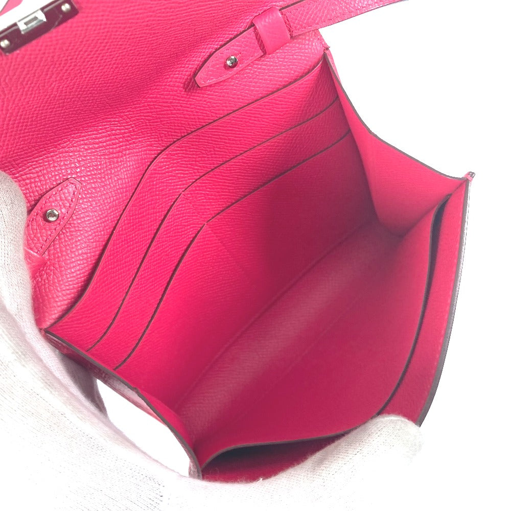 HERMES Shoulder Bag Epsom pink bag pochette Click 16 Women Used