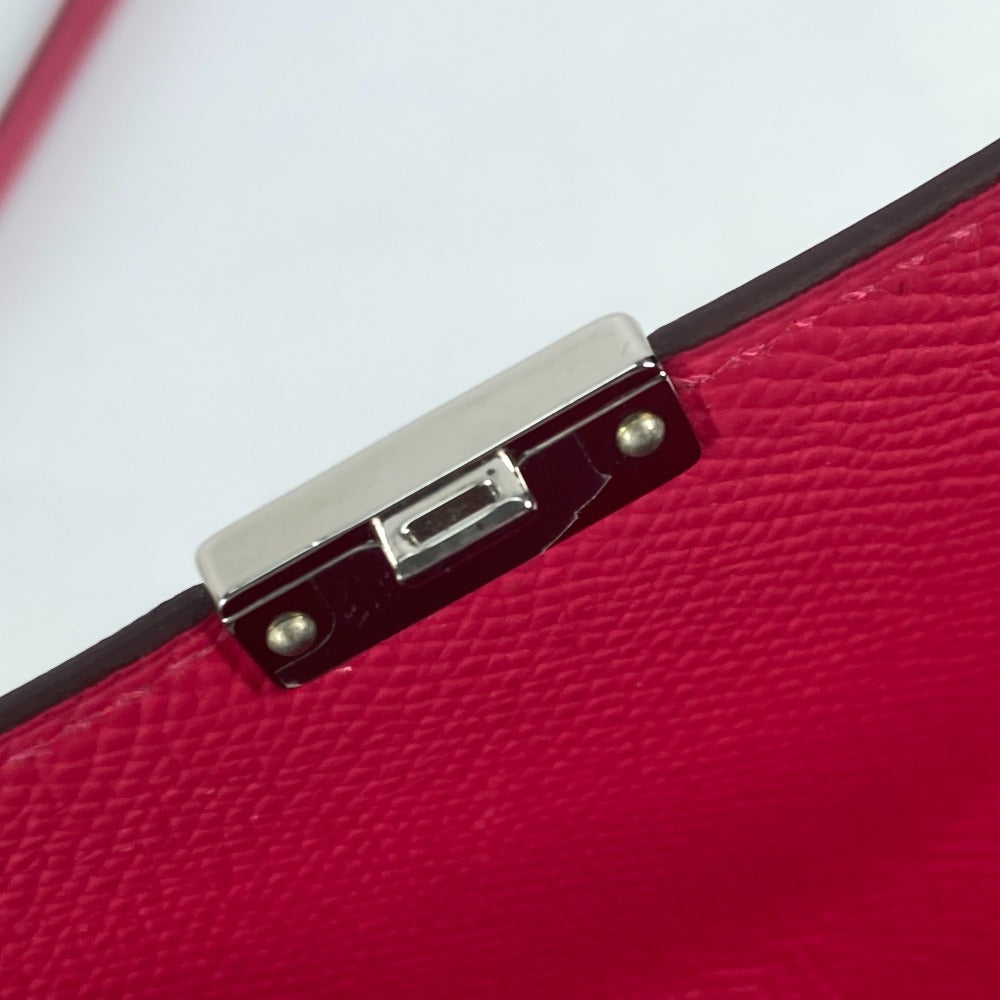 HERMES Shoulder Bag Epsom pink bag pochette Click 16 Women Used