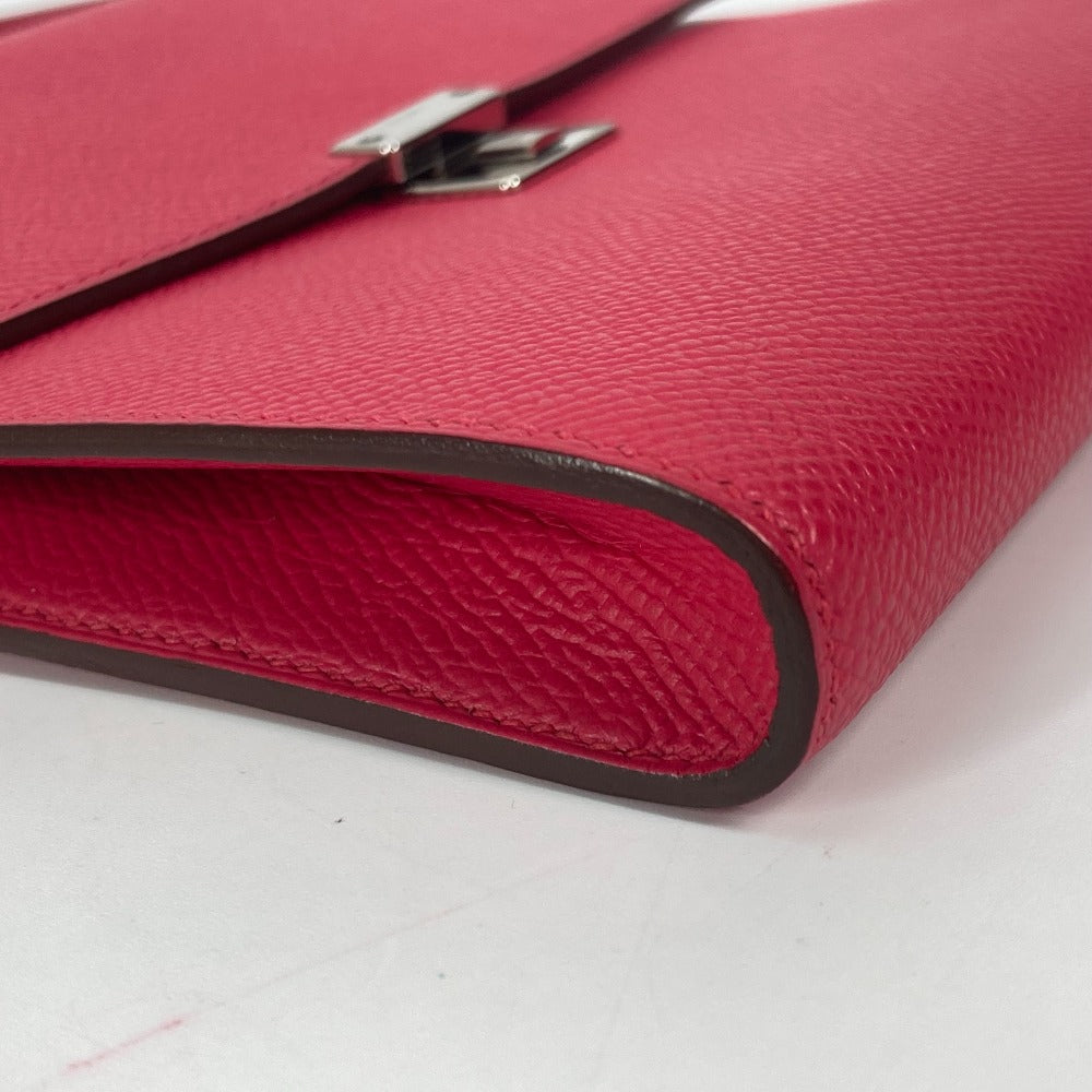 HERMES Shoulder Bag Epsom pink bag pochette Click 16 Women Used