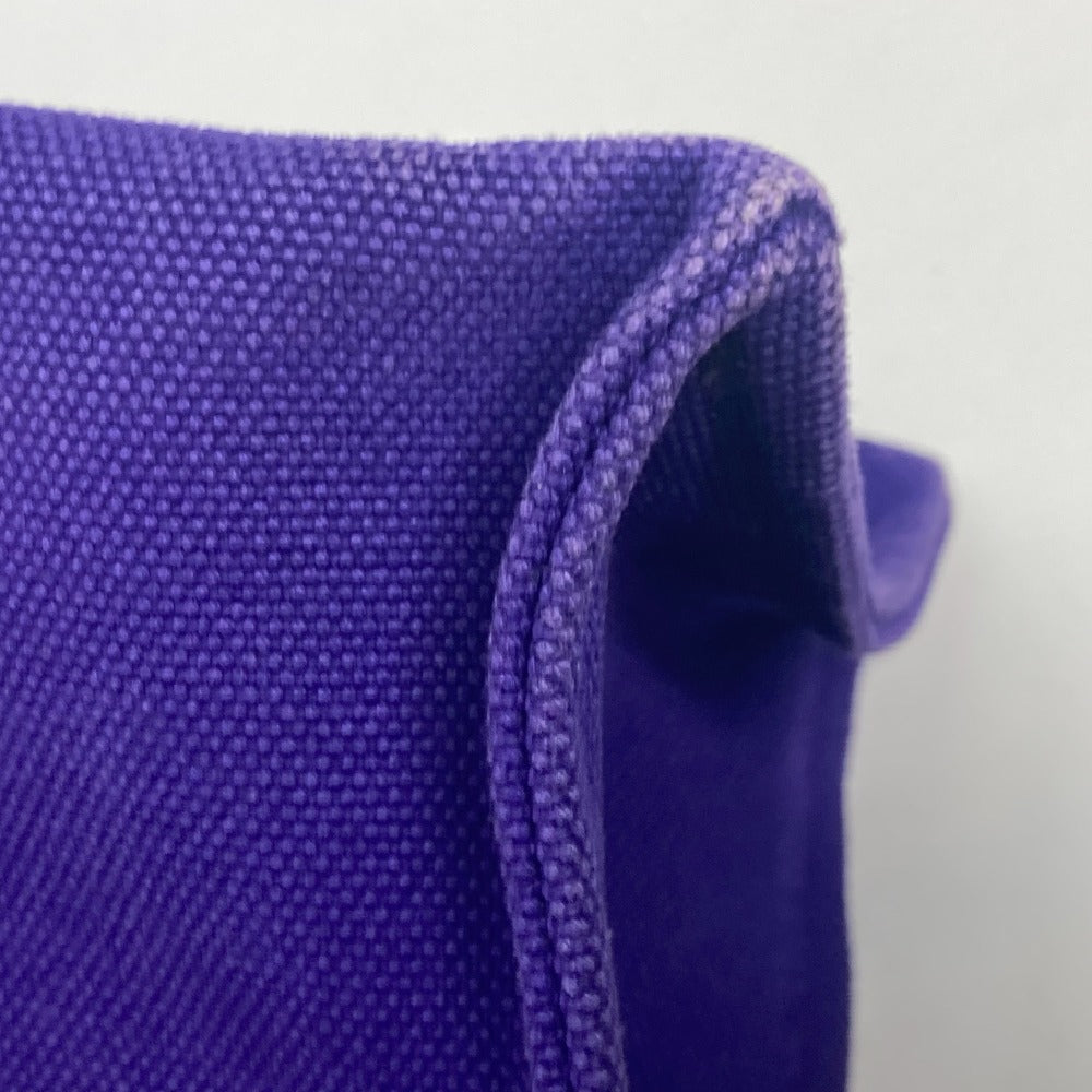 HERMES Tote Bag canvas purple Etrivire Elan Women Used