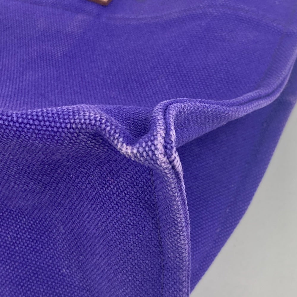 HERMES Tote Bag canvas purple Etrivire Elan Women Used