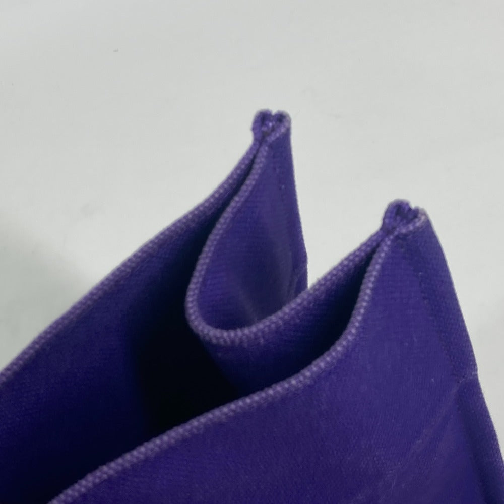 HERMES Tote Bag canvas purple Etrivire Elan Women Used