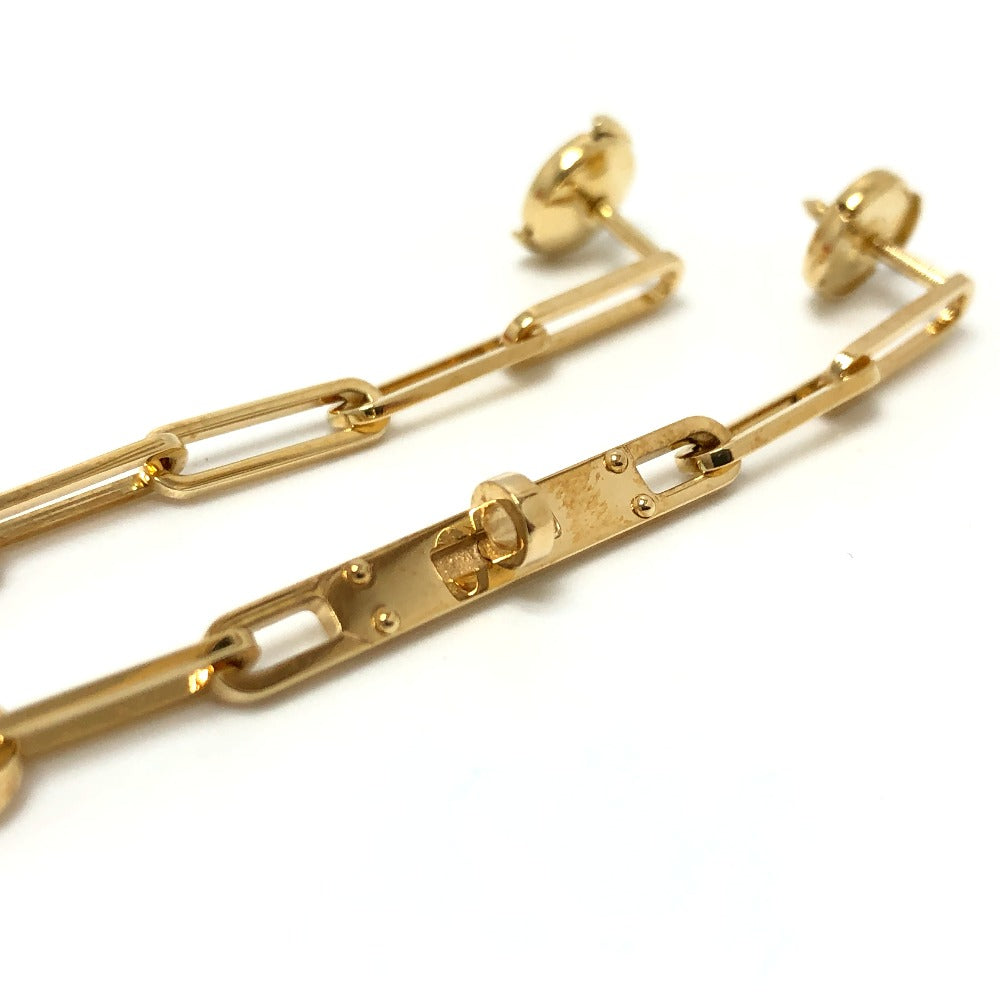 HERMES Pierce 18K gold Kelly Chene Women Used