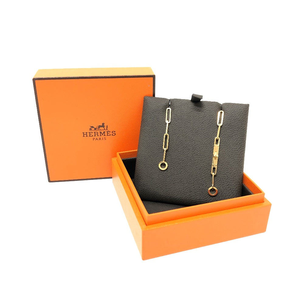 HERMES Pierce 18K gold Kelly Chene Women Used