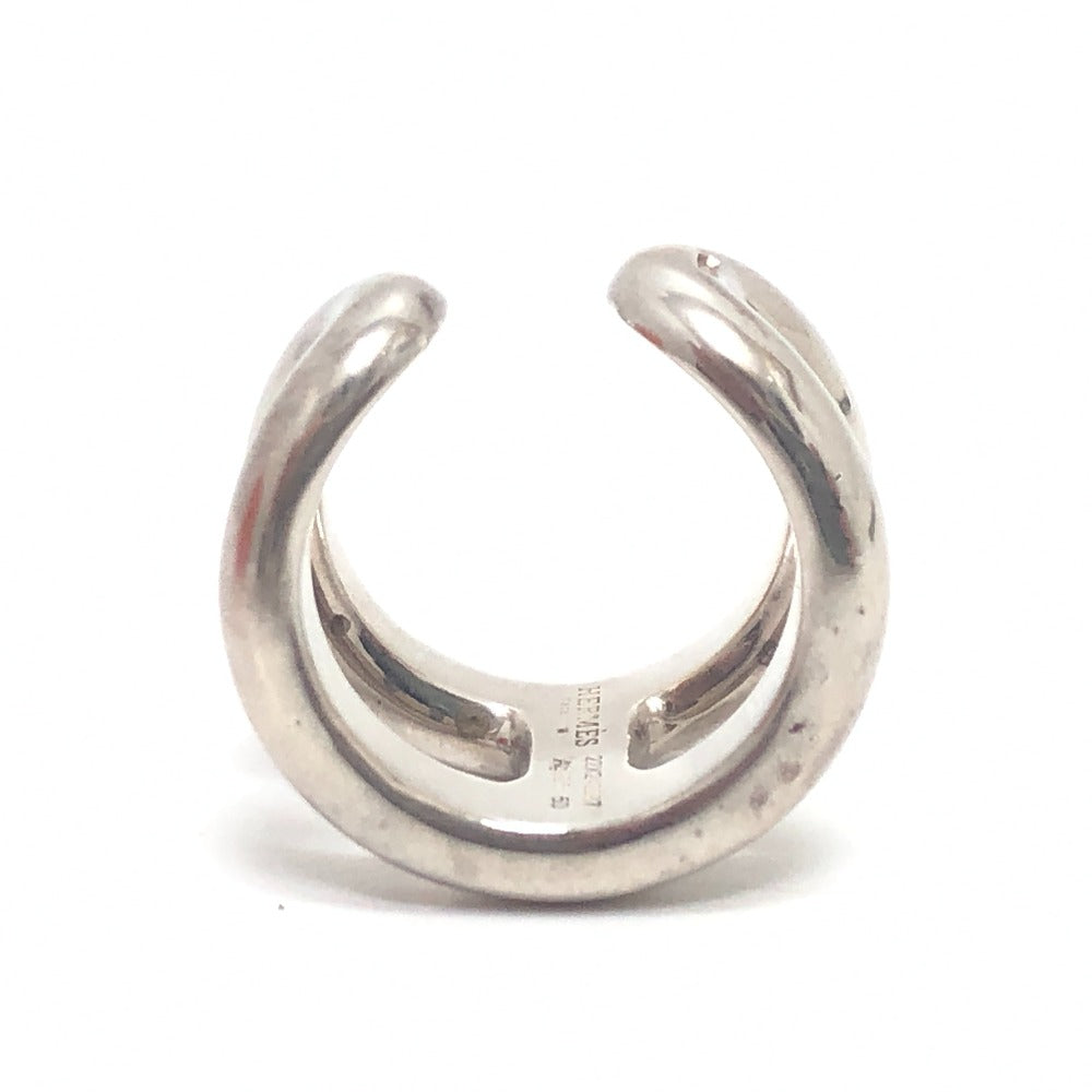 HERMES Ring SV925 Silver Osmos PM Women 50 Used