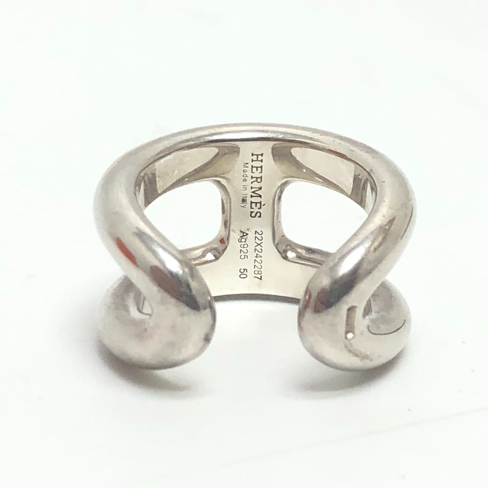 HERMES Ring SV925 Silver Osmos PM Women 50 Used