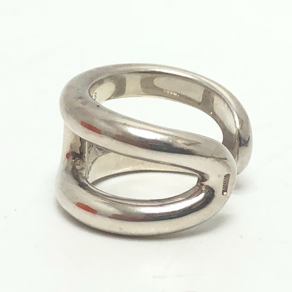 HERMES Ring SV925 Silver Osmos PM Women 50 Used