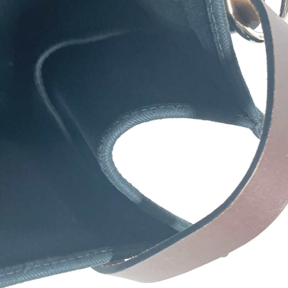 HERMES Tote Bag canvas black Cabaricol