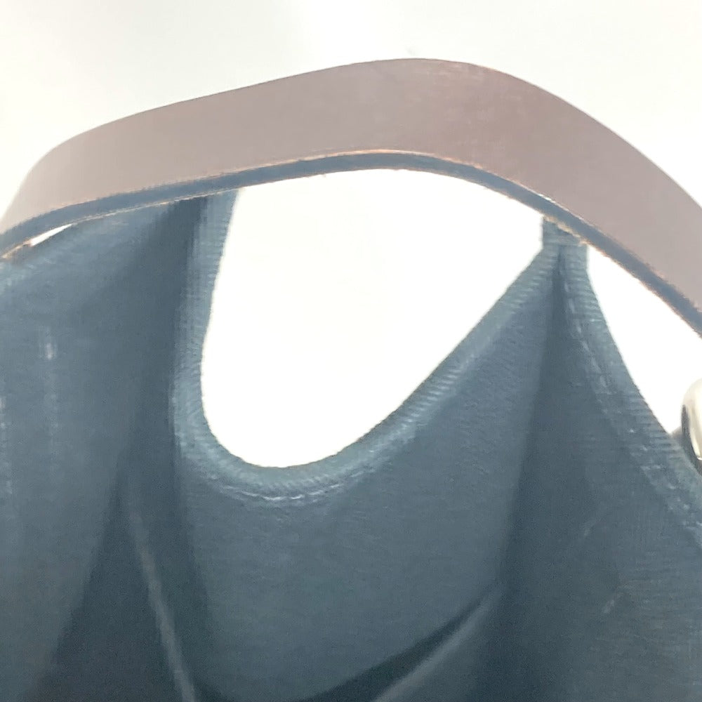 HERMES Tote Bag canvas black Cabaricol