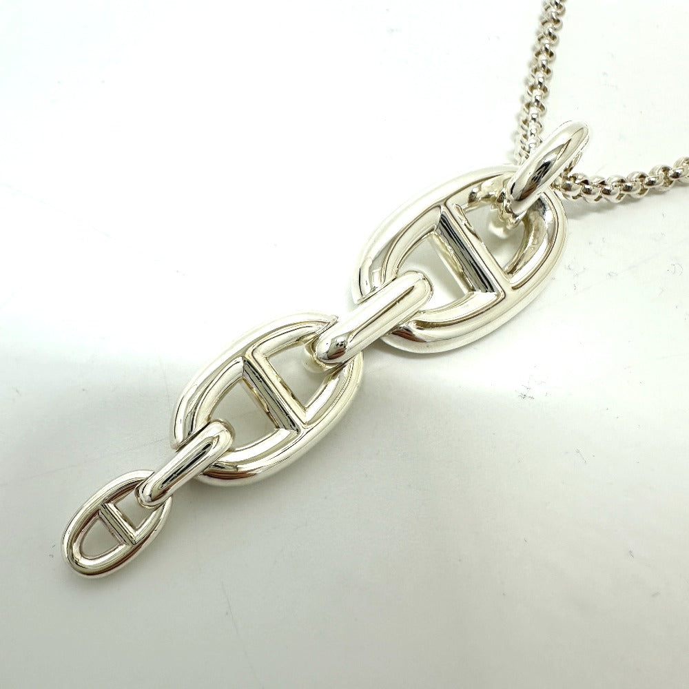 HERMES Necklace SV925 Silver Ungenerous Women Used