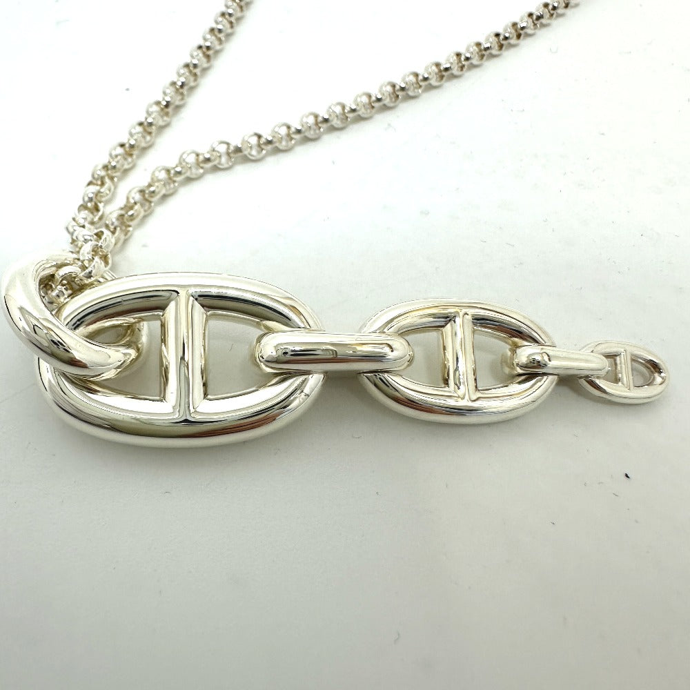 HERMES Necklace SV925 Silver Ungenerous Women Used