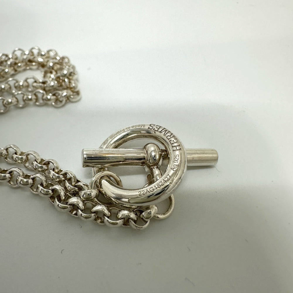 HERMES Necklace SV925 Silver Ungenerous Women Used