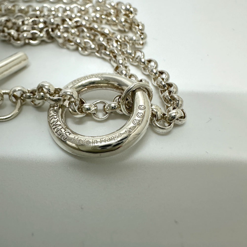 HERMES Necklace SV925 Silver Ungenerous Women Used