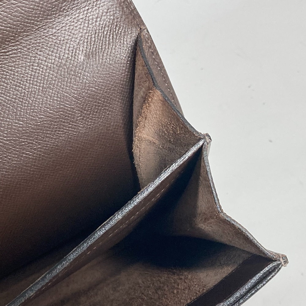 HERMES Business bag leather Brown Briefcase Terrill mens Used