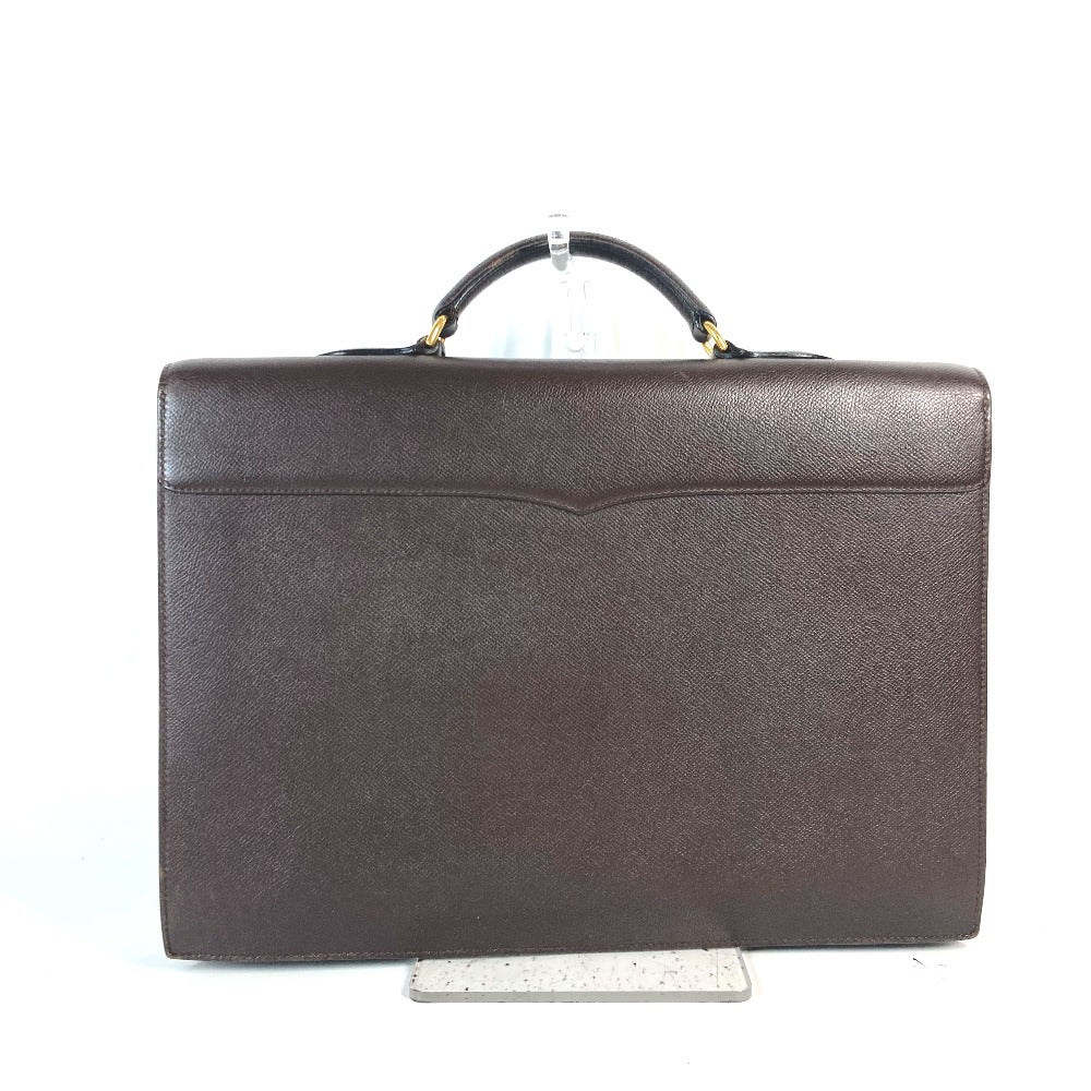 HERMES Business bag leather Brown Briefcase Terrill mens Used
