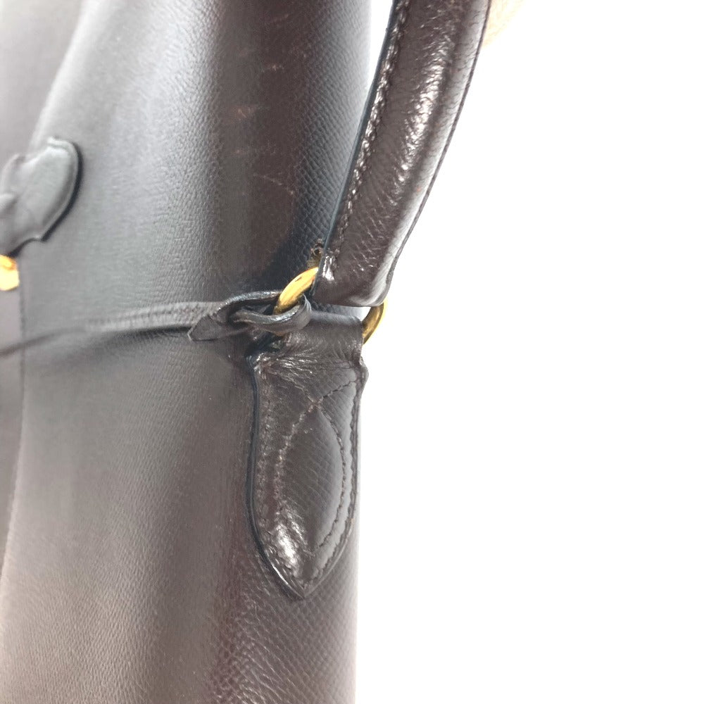HERMES Business bag leather Brown Briefcase Terrill mens Used