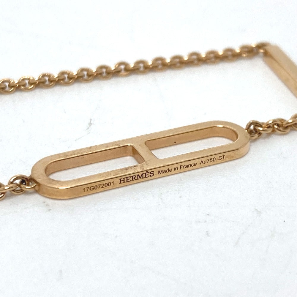 HERMES bracelet 18K Pink Gold gold K18PG Ever Chaine Women Used