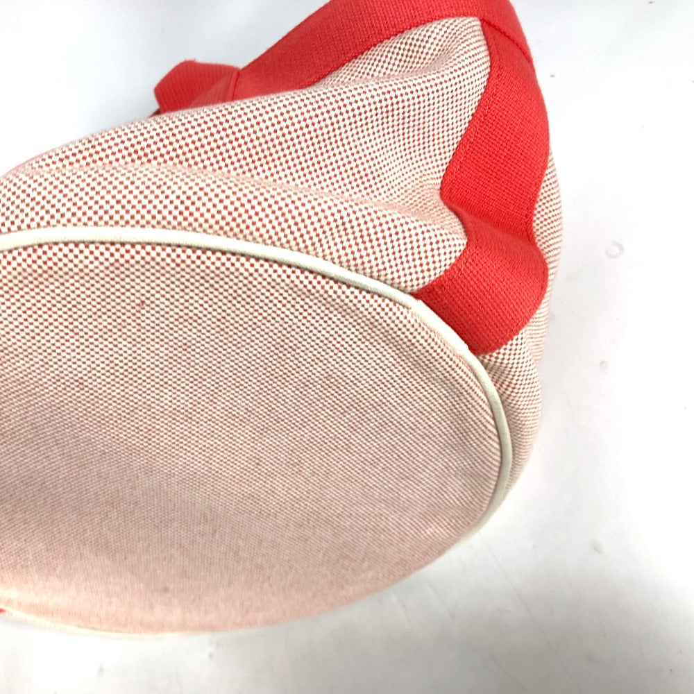 HERMES Handbag canvas pink Baby Line BABY Baby Carolama GM