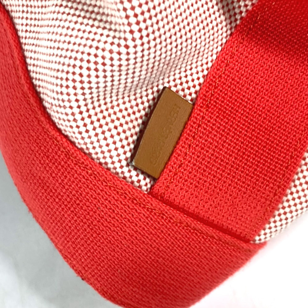 HERMES Handbag canvas pink Baby Line BABY Baby Carolama GM