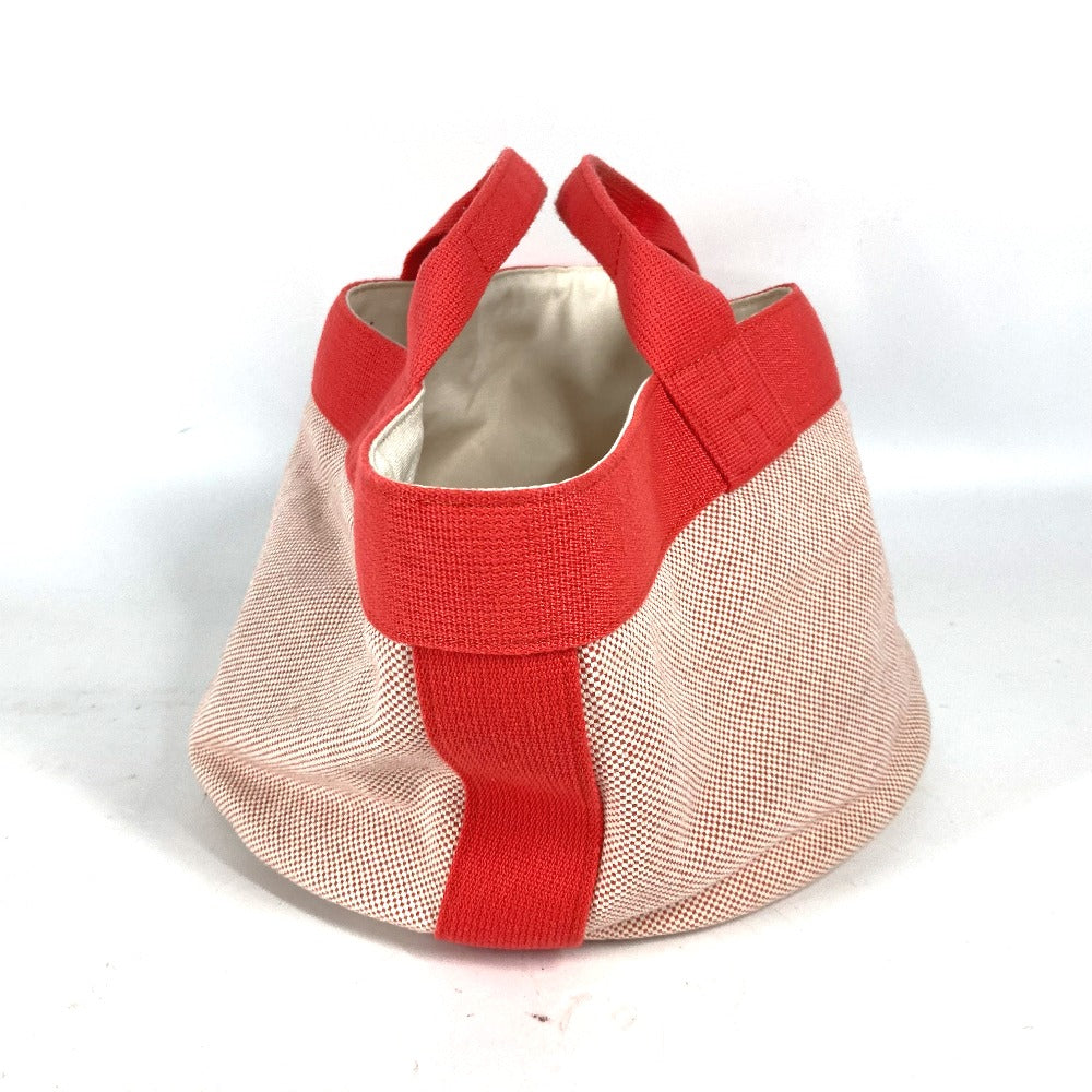HERMES Handbag canvas pink Baby Line BABY Baby Carolama GM