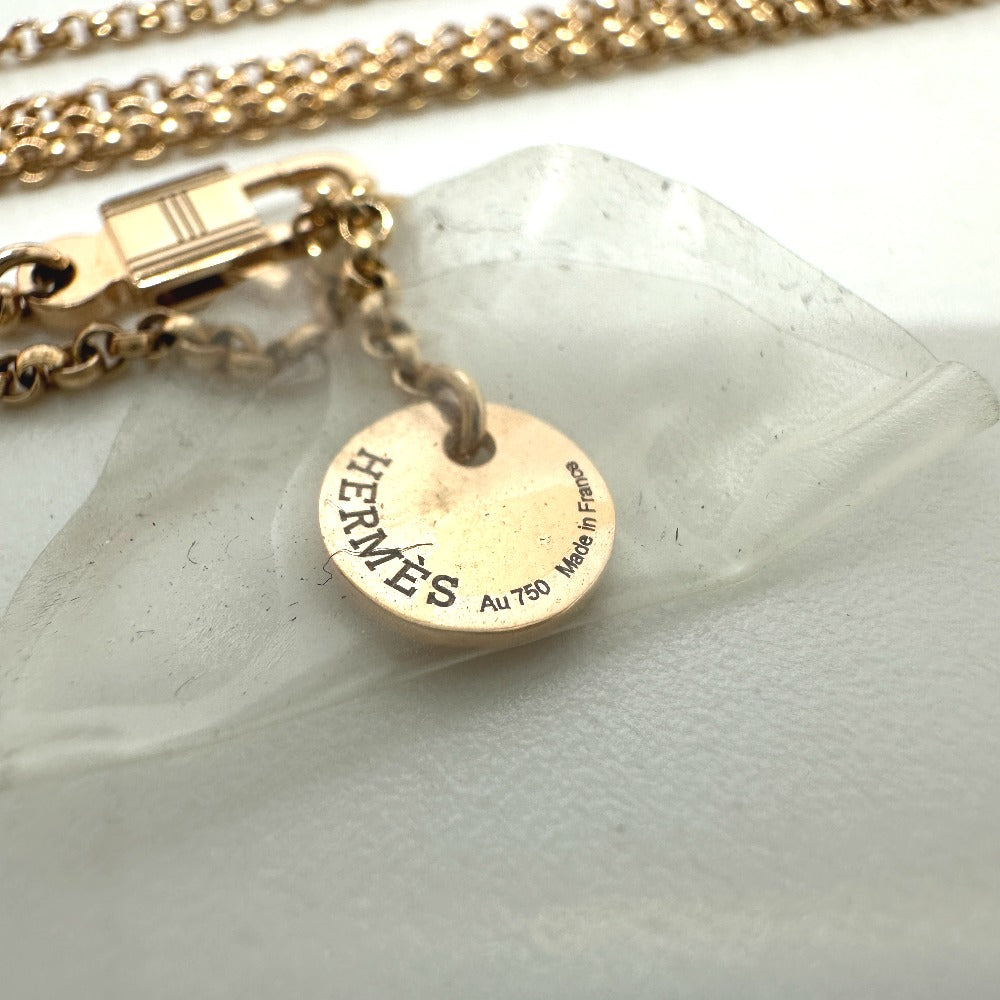 HERMES Necklace H223205B 0040 18K Pink Gold gold Hermes Crew de H PM