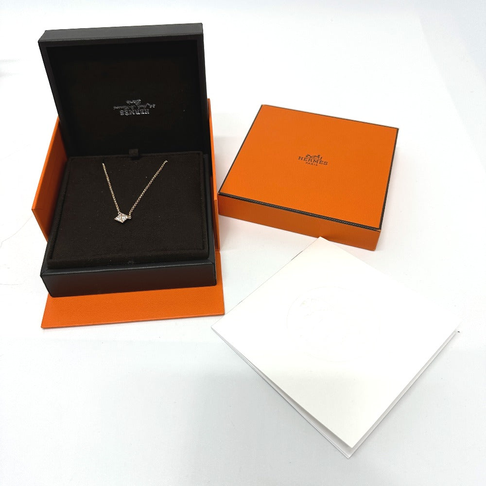HERMES Necklace H223205B 0040 18K Pink Gold gold Hermes Crew de H PM