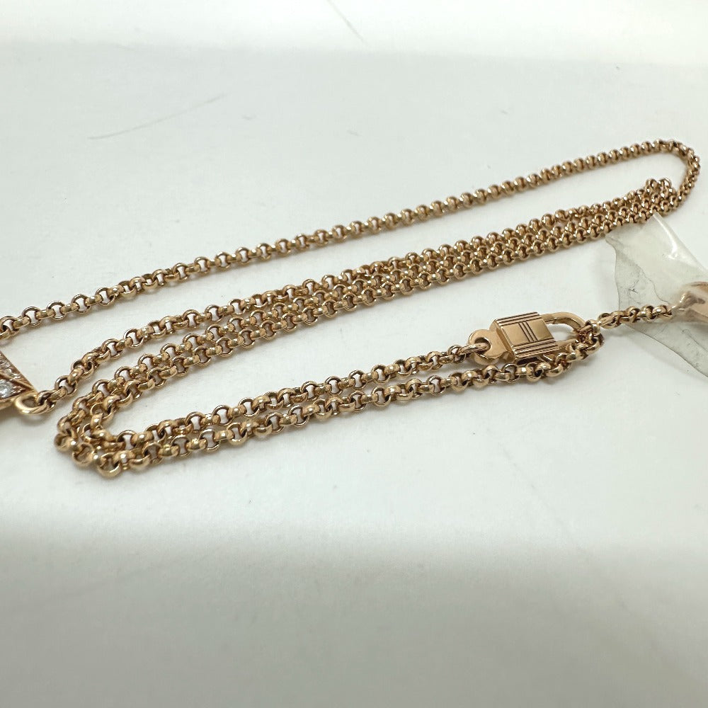 HERMES Necklace H223205B 0040 18K Pink Gold gold Hermes Crew de H PM