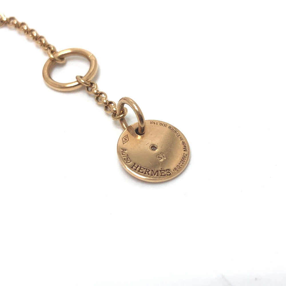 HERMES bracelet 18K Pink Gold gold Bracelet Gunbird Clou de Sel