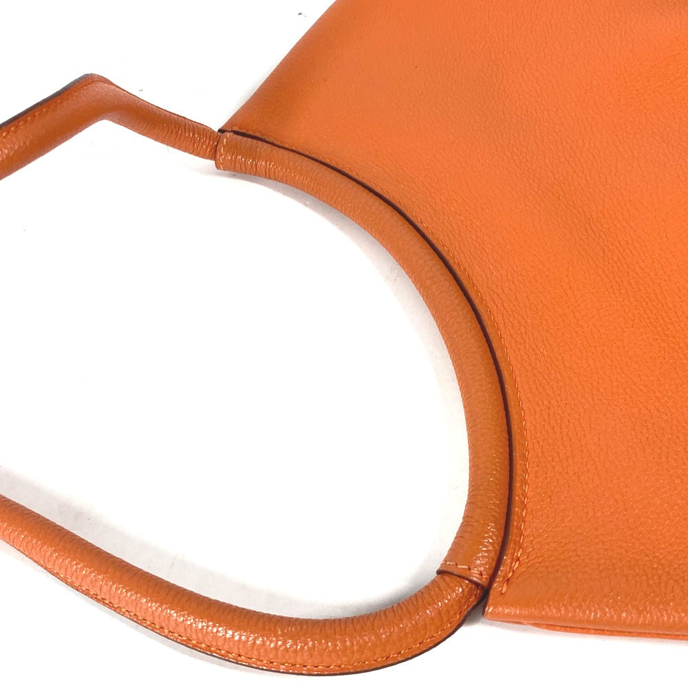 HERMES Shoulder Bag leather Orange Kakawet