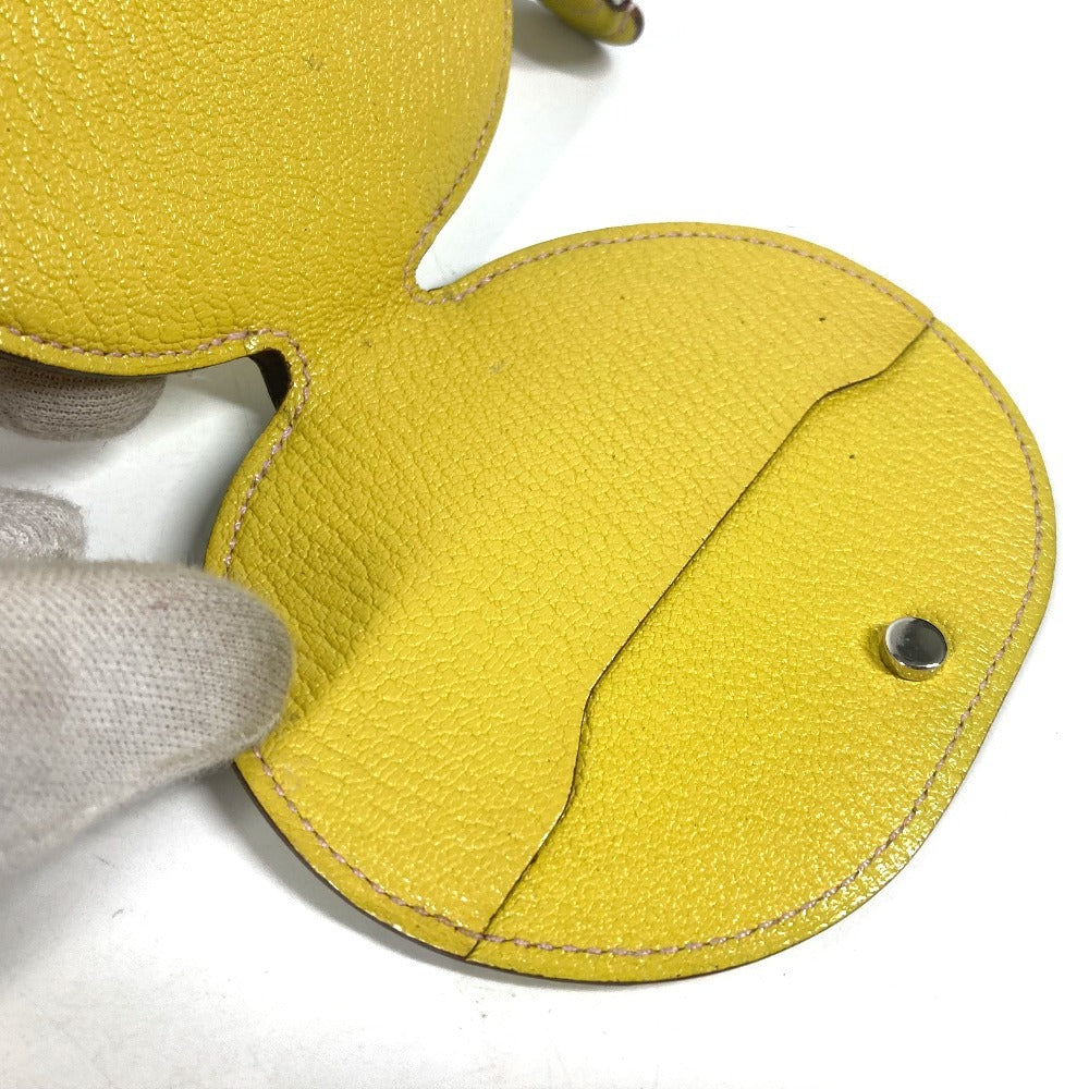 HERMES Coin case Shave yellow In the loop