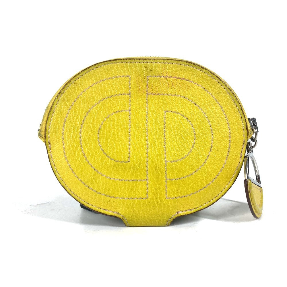 HERMES Coin case Shave yellow In the loop