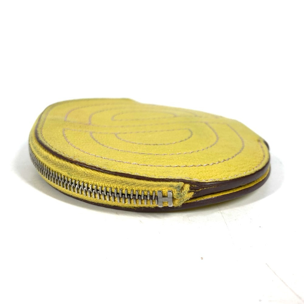 HERMES Coin case Shave yellow In the loop