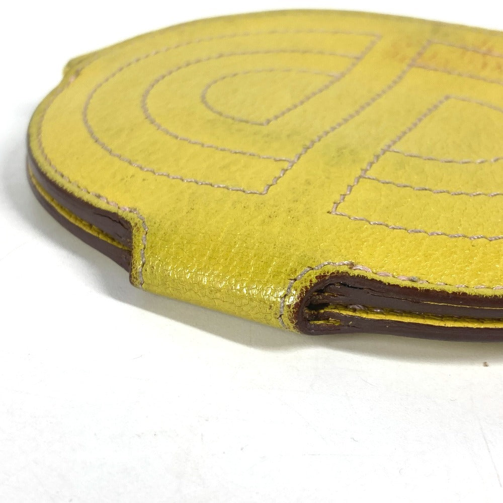 HERMES Coin case Shave yellow In the loop