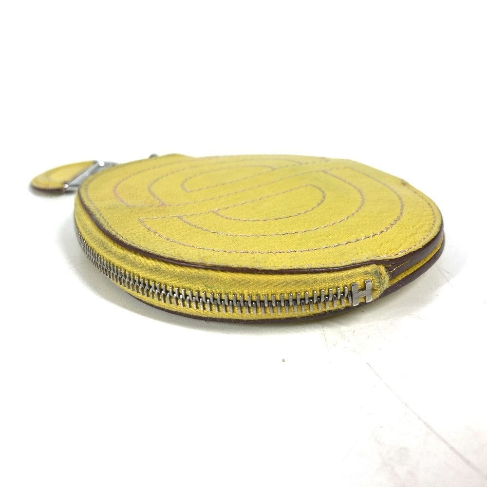 HERMES Coin case Shave yellow In the loop