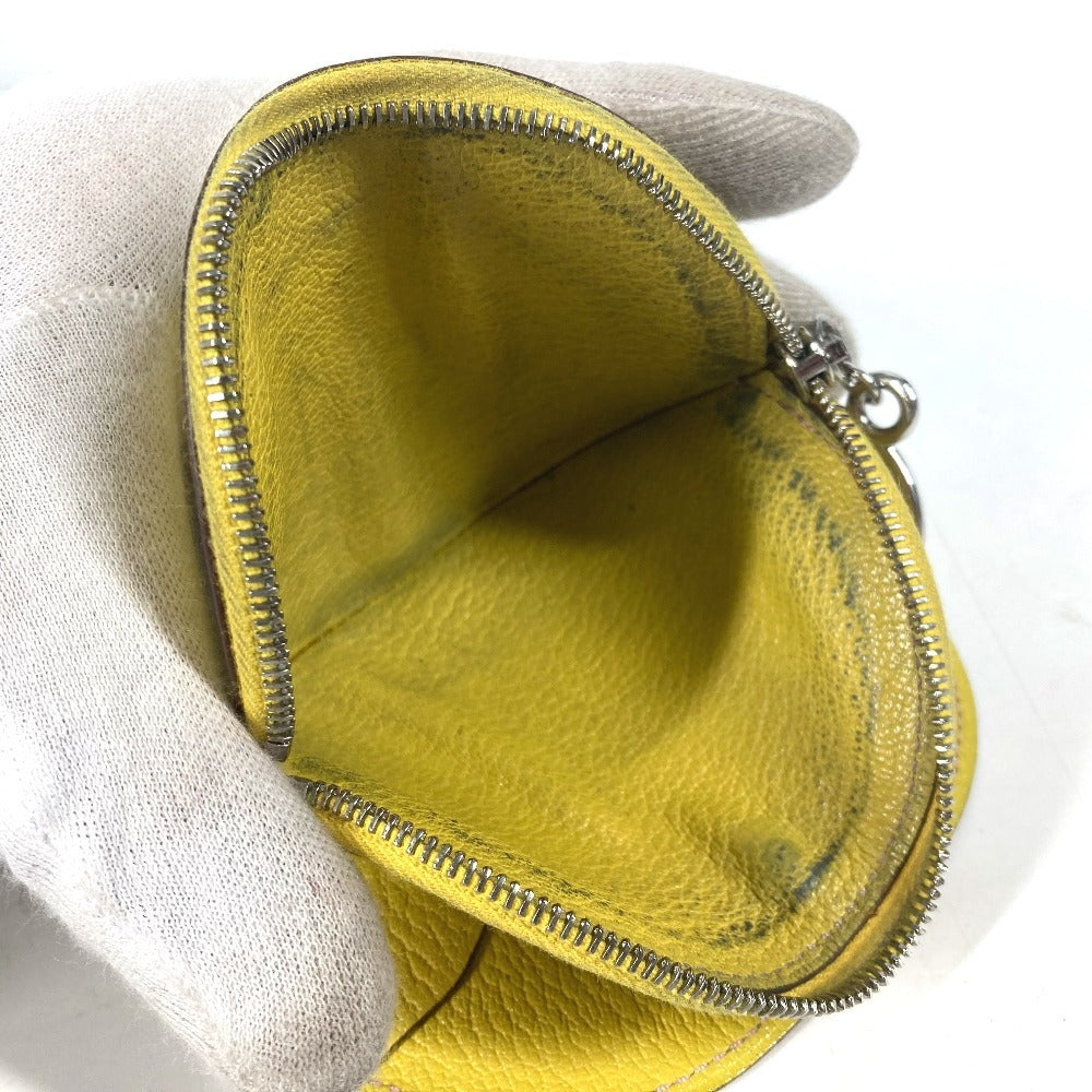 HERMES Coin case Shave yellow In the loop