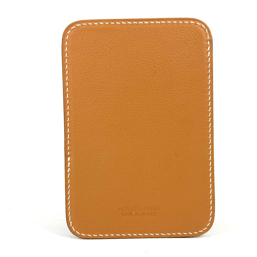 HERMES Card Case leather Brown Card Case 《MagSafe》 Eman “Cheval”