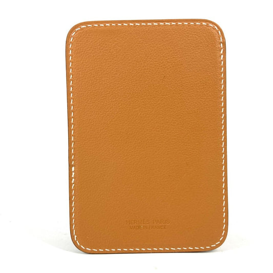 HERMES Card Case leather Brown Card Case 《MagSafe》 Eman “Cheval”