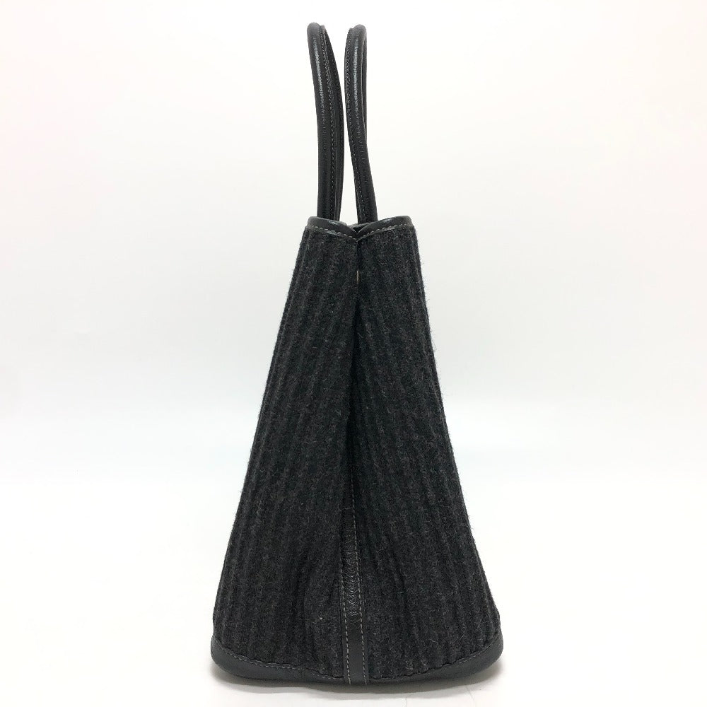 HERMES Tote Bag Felt leather gray Garden party PM Women Used