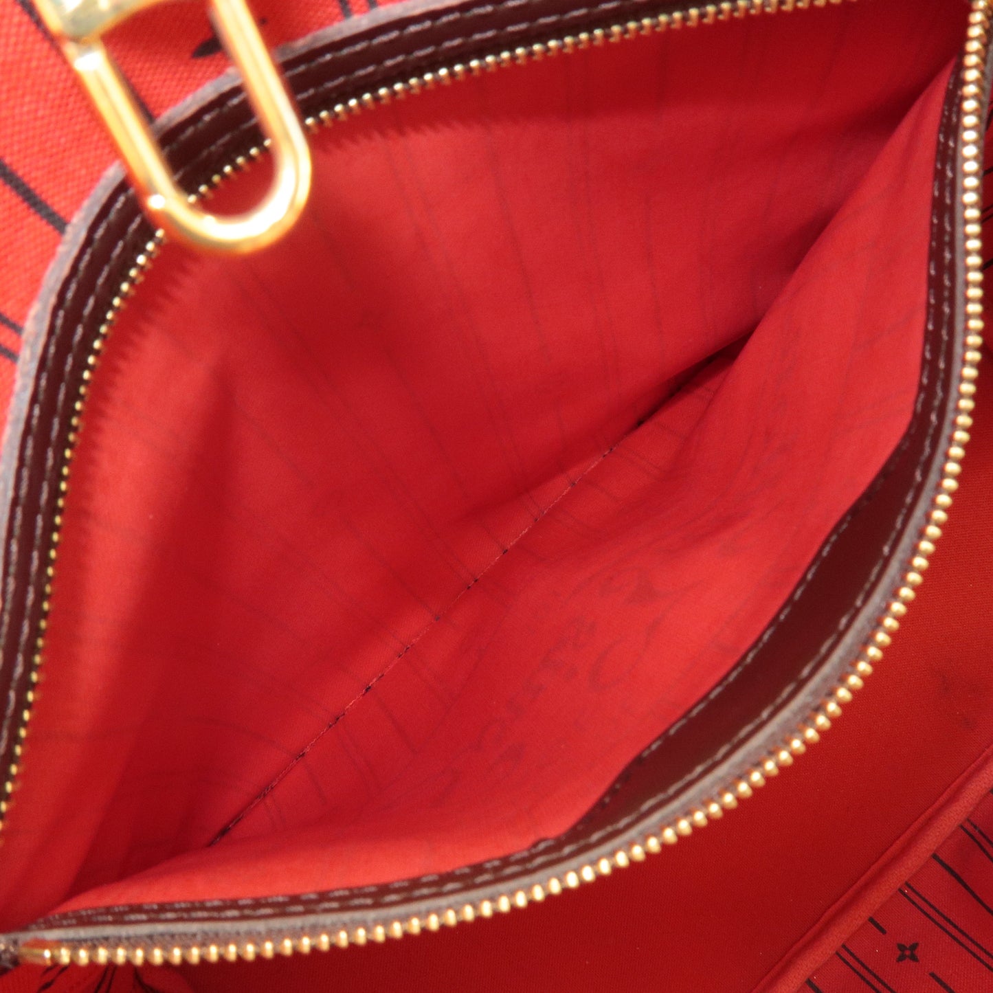 Louis Vuitton Damier Neverfull MM Tote Bag Brown N51105