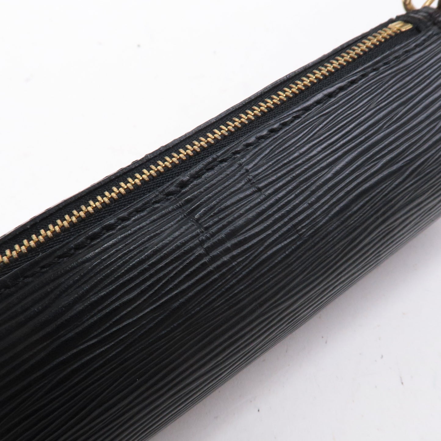 Louis Vuitton Epi Soufflot Hand Bag Pouch Noir Black M52862