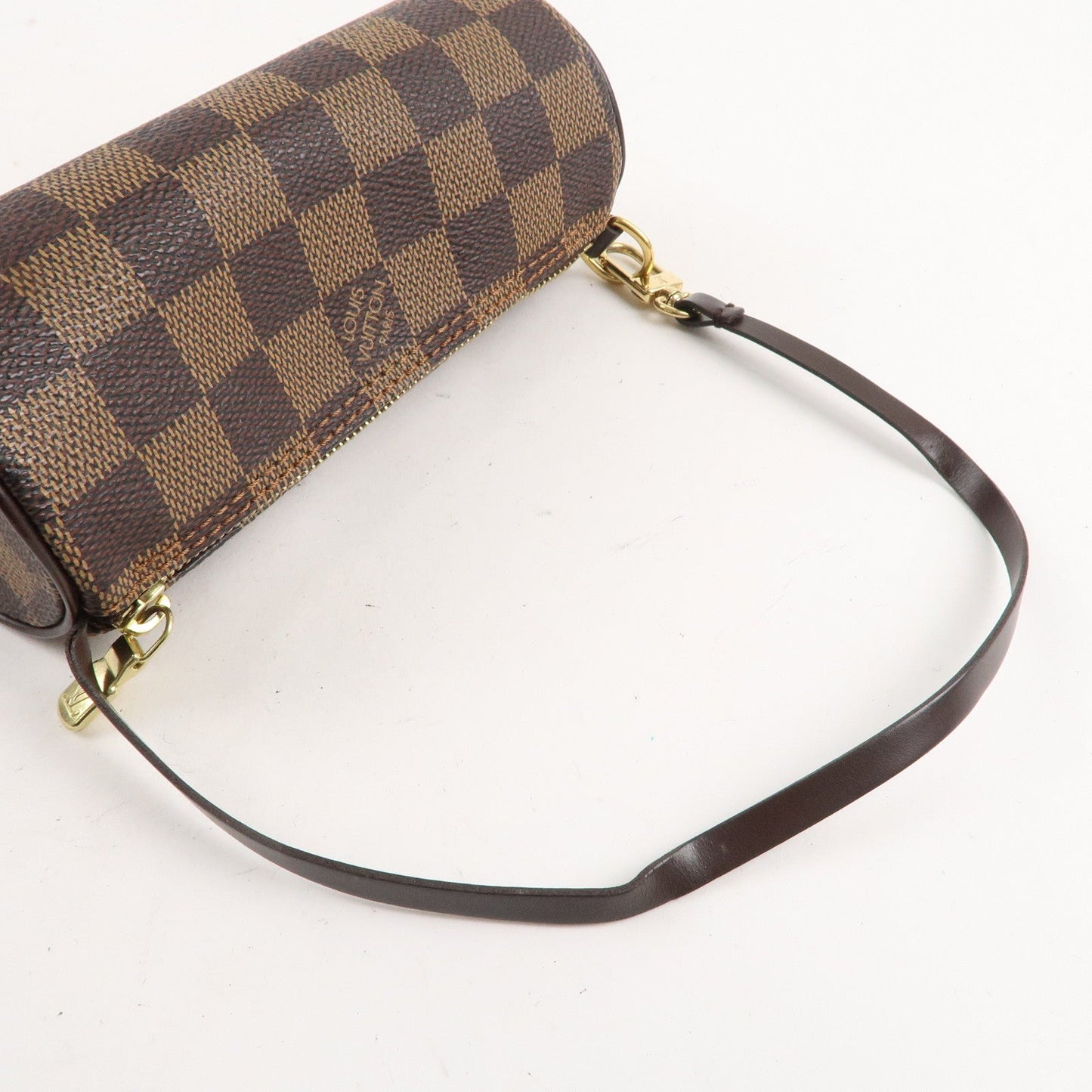 Louis Vuitton Damier Papillon 30 Hand Bag & Pouch Brown N51303