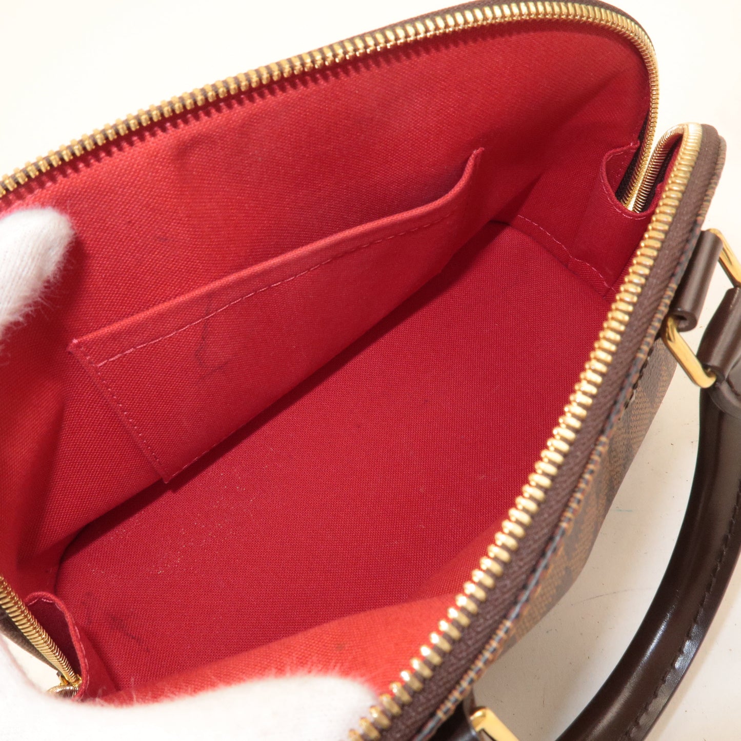 Louis Vuitton Damier Alma BB 2Way Shoulder Bag Hand Bag N41221